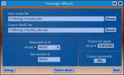 r8brain Screenshot