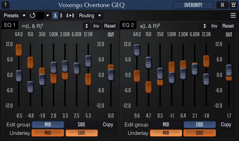 Overtone GEQ product image