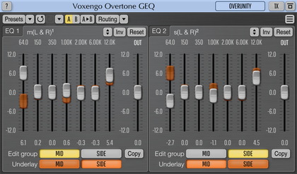 Overtone GEQ Screenshot