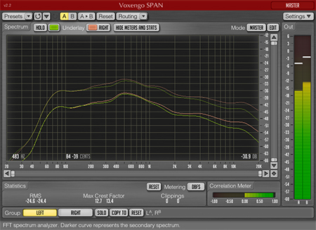 Voxengo SPAN  FFT spectrum analyzer released - Effects Forum - KVR Audio